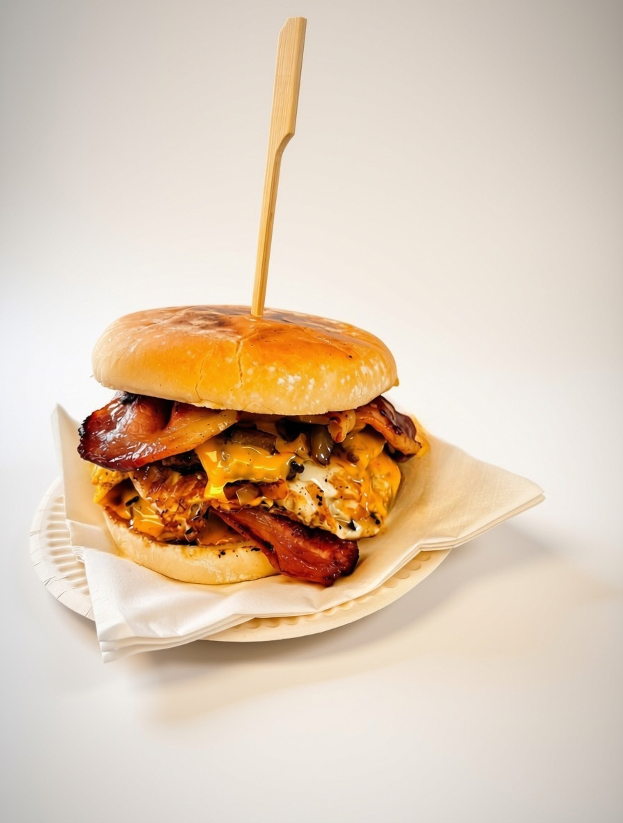 Booty Burgers Breakfast Bap